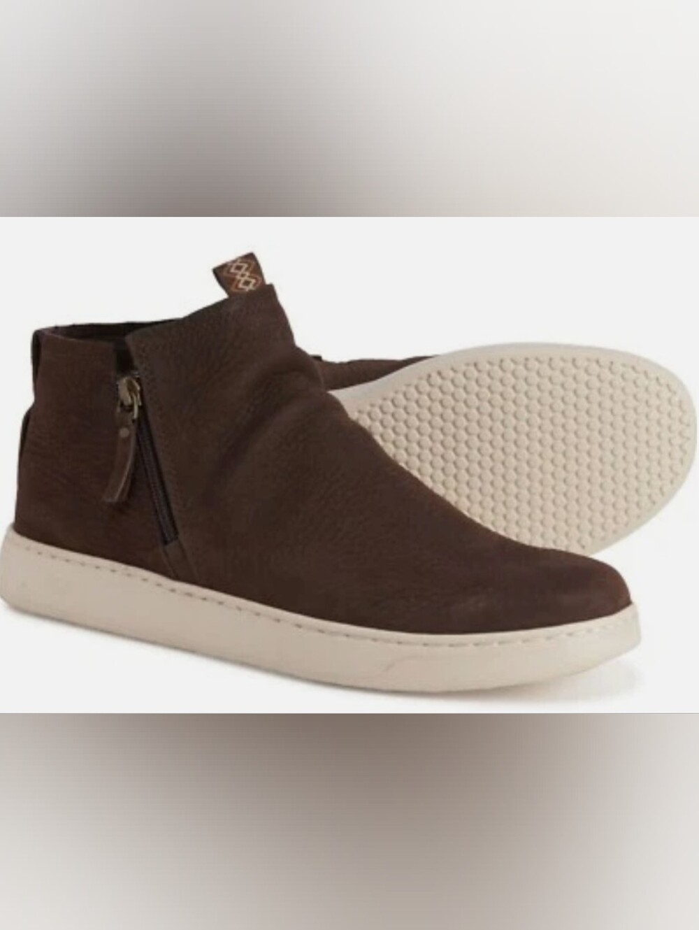 UGG Men's Pismo Chukka Zip Dark Brown Boots Size 8 NWOT MSRP $130